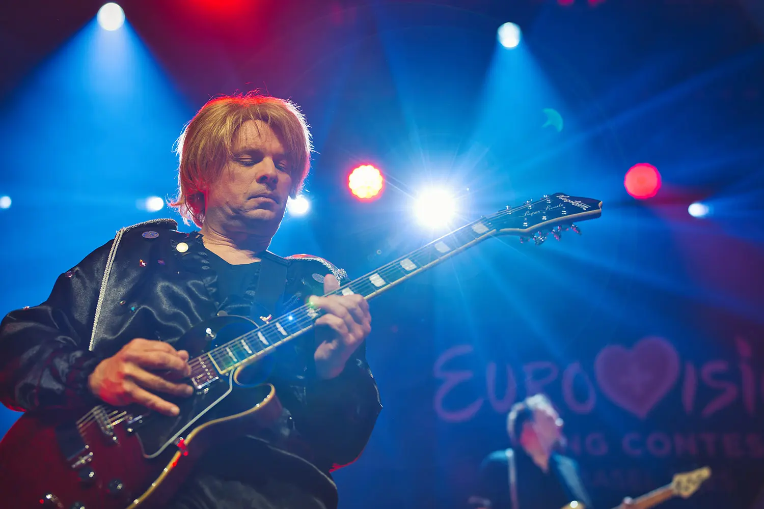 An der Gitarre